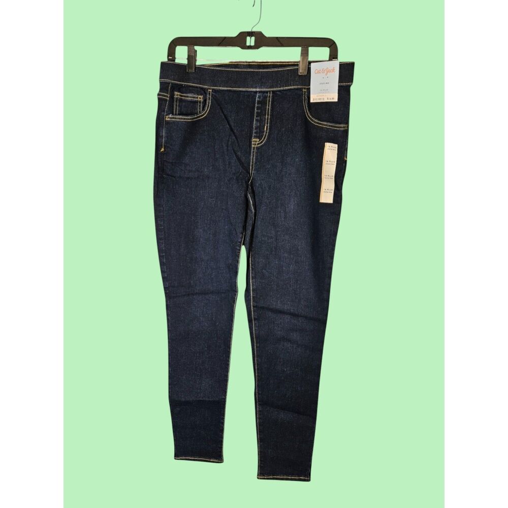 Cat & Jack Girls Size 16 Plus Denim Blue Jeggings -- ITEM #3556 B-O
